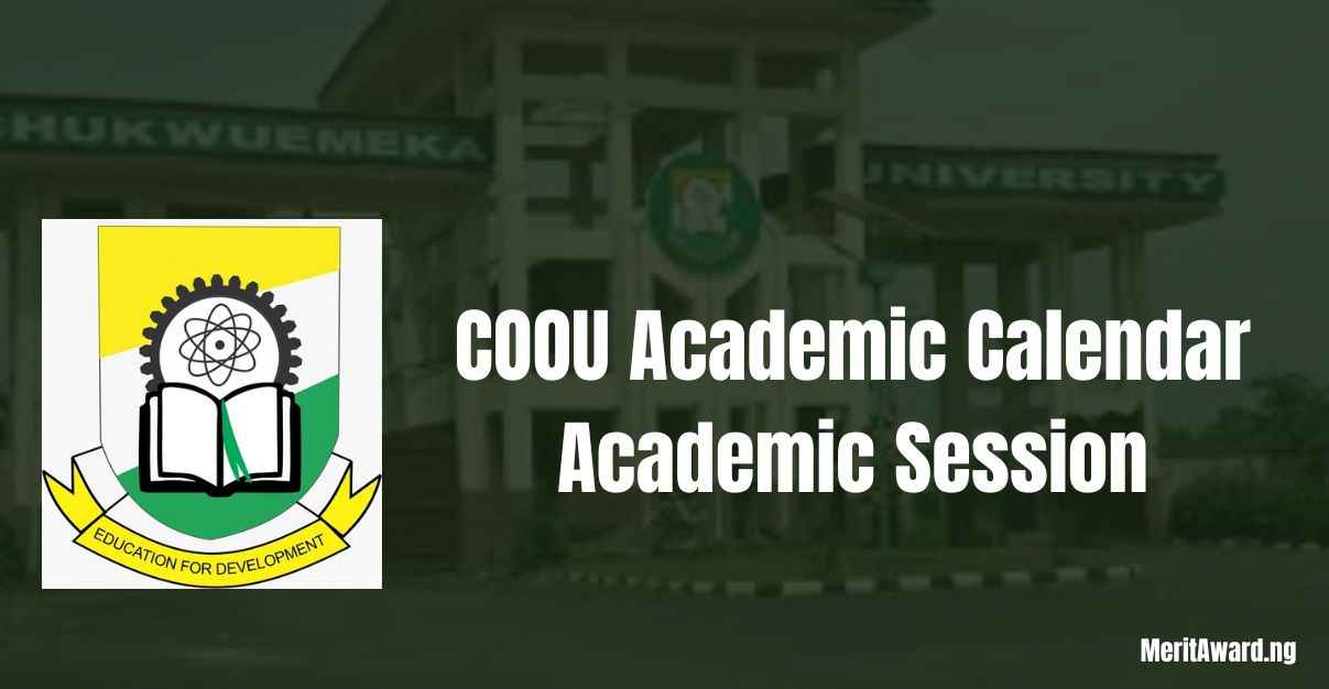 COOU Academic Calendar