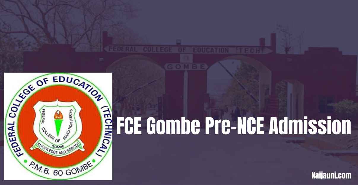 FCE Gombe Pre-NCE Admission