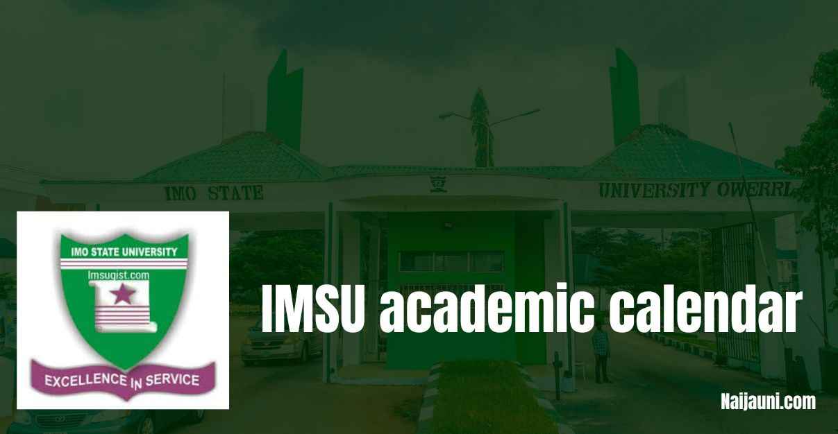 IMSU Academic Calendar