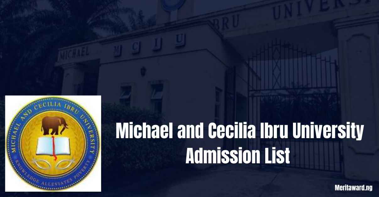 MCIU Admission List