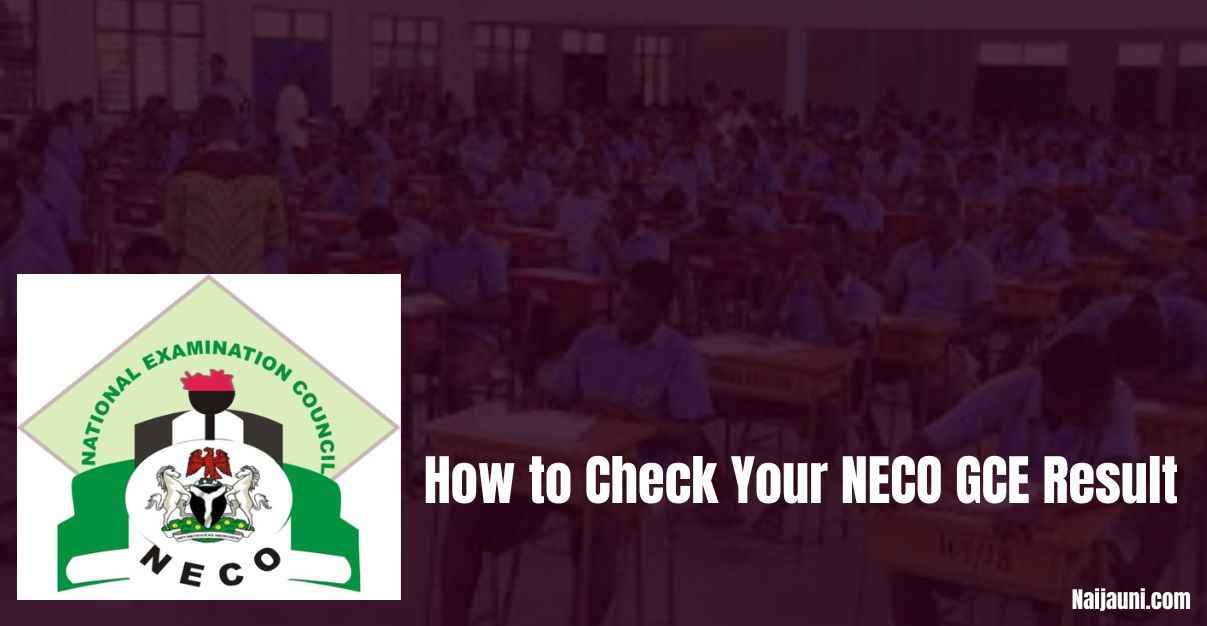 NECO GCE Result
