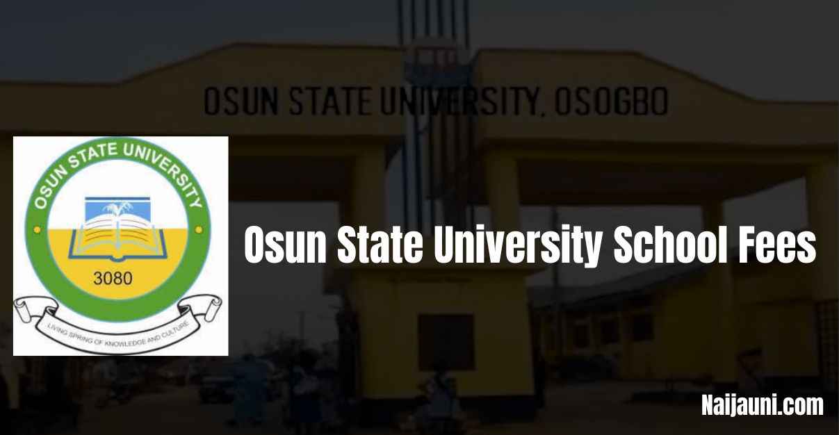 Osun State University School Fees