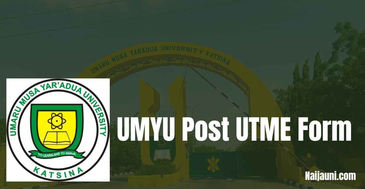 UMYU Post UTME Form