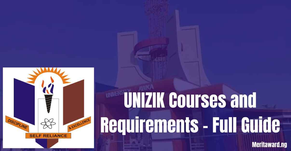 UNIZIK Courses and Requirements