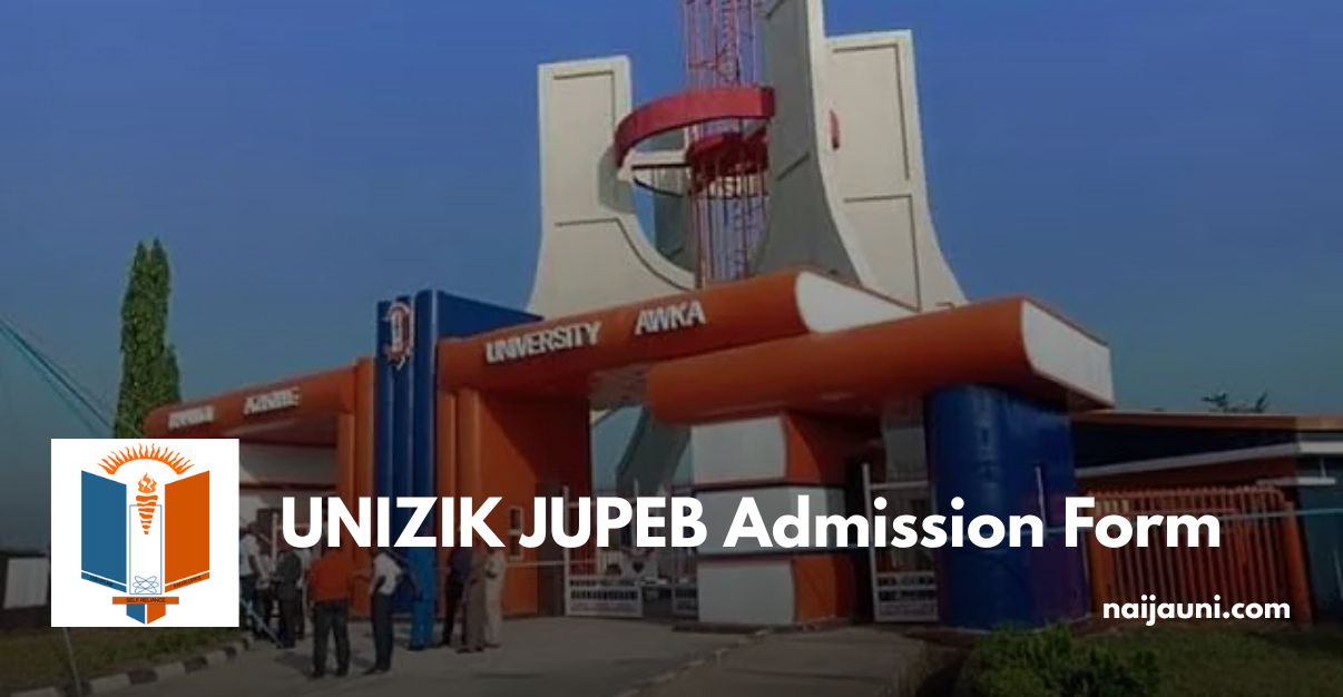 UNIZIK JUPEB Admission Form