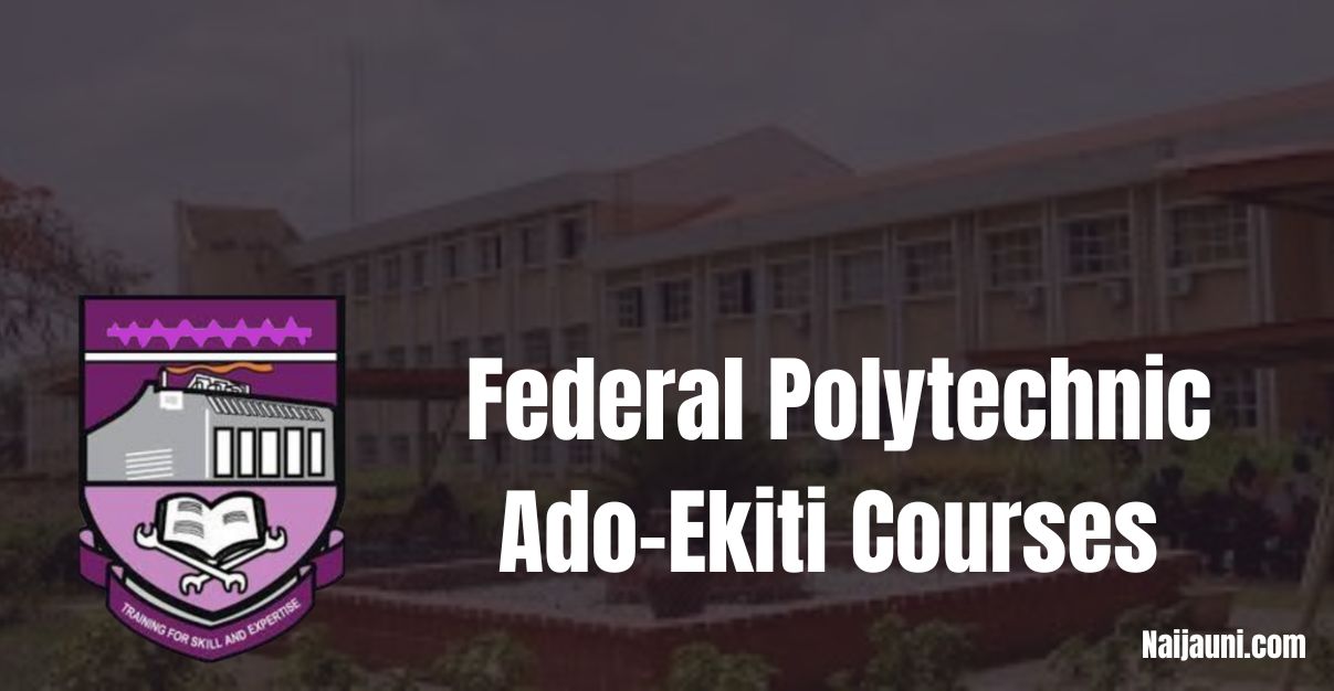 Federal Polytechnic Ado-Ekiti Courses